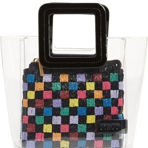 Staud mini shirley beaded bag